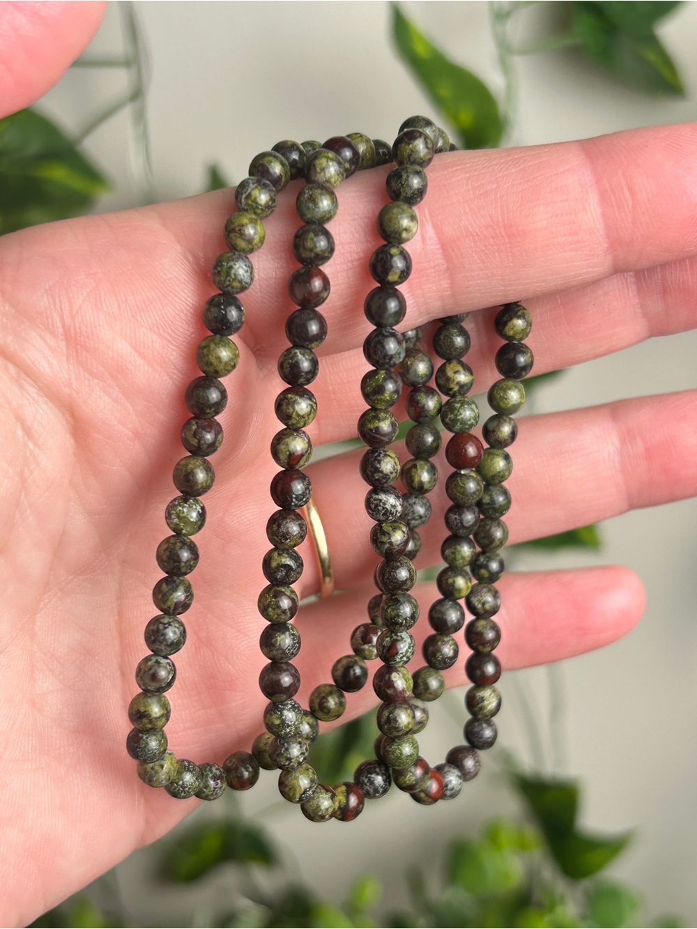 ONE Dragon’s Blood Jasper Stretch Bracelet